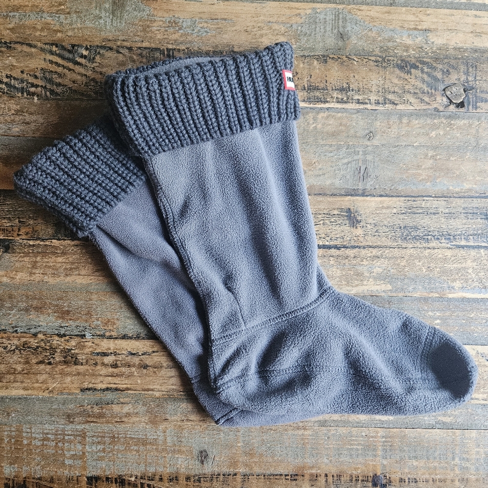 HUNTER Boot socks. Size large